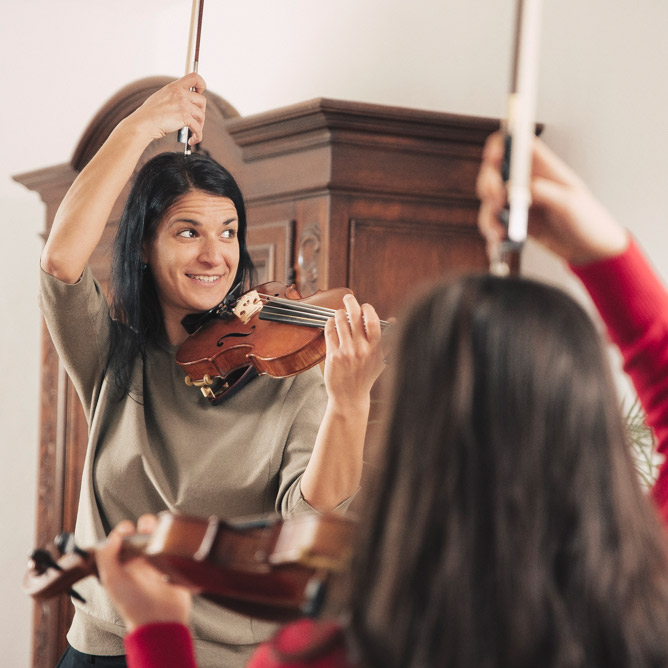Anfangsunterricht an der Violine