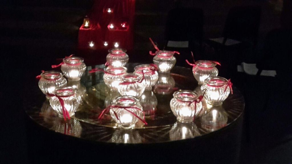 Dekoration bei der Taizéandacht